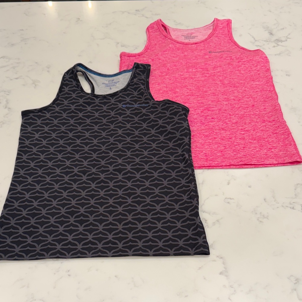 Vineyard Vines Kids size L (14) Performance Tank Tops